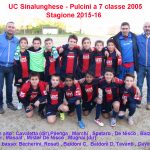 Foto di gruppo Pulcini a7 classe 2005 scritturata