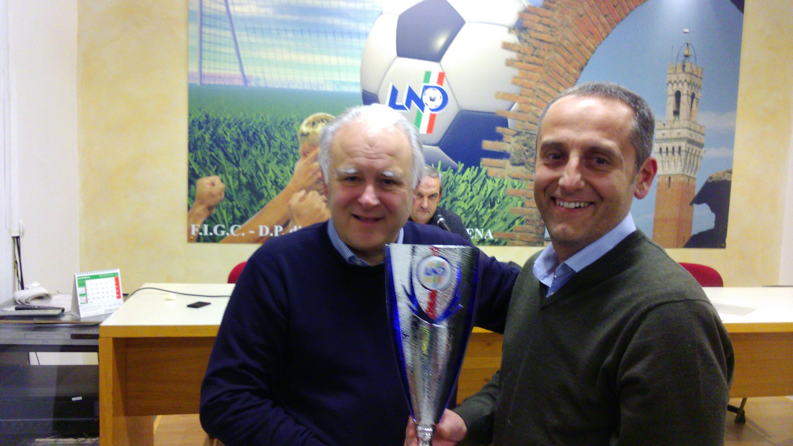 Premiazione Sinalunghese per Vittoria campionato Giovanissimi A 2014-15