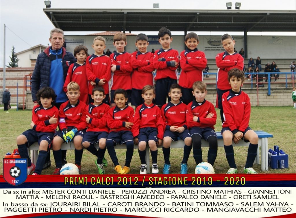 foto squadra primi calci 2012