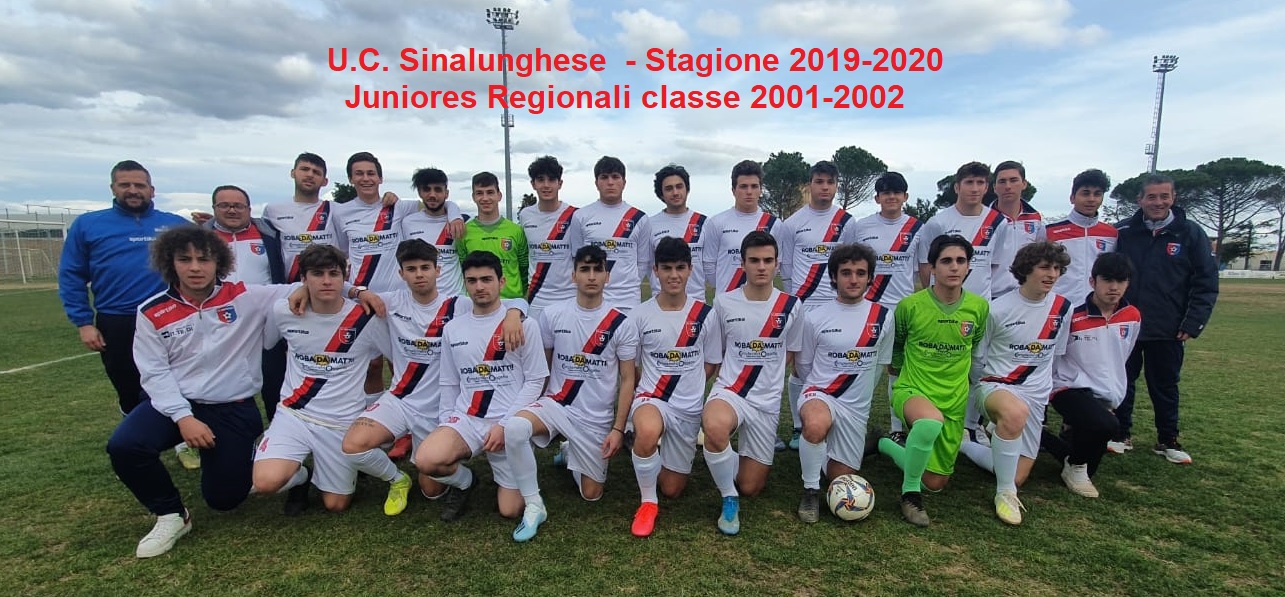 JUNIORES REGIONALI STAGIONE 2019-2020